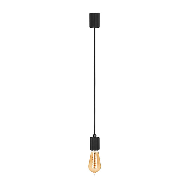 DOBLEY PRO Hängeleuchte 1xE27 40W, nickel/edelstahl