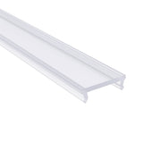LEDLINE20 PMMA Abdeckung flach klar, L-3020 B-17,8 H-5,2