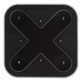 Wandschalter BasicDIM Wireless für Casambi 4-Szenen, schwarz