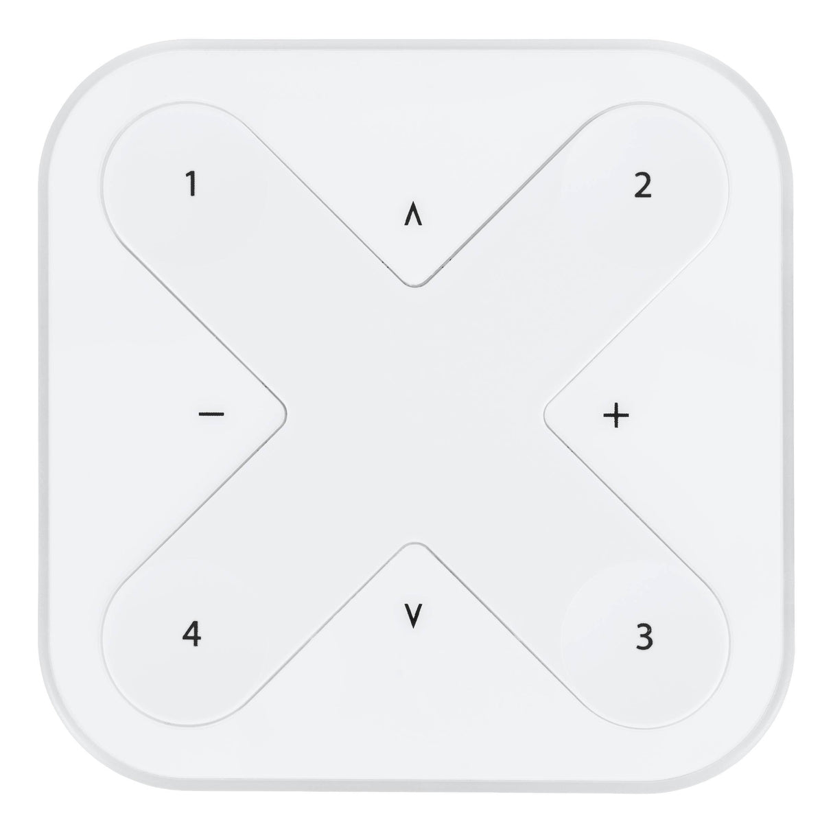 Wandschalter BasicDIM Wireless für Casambi 4-Szenen, weiss