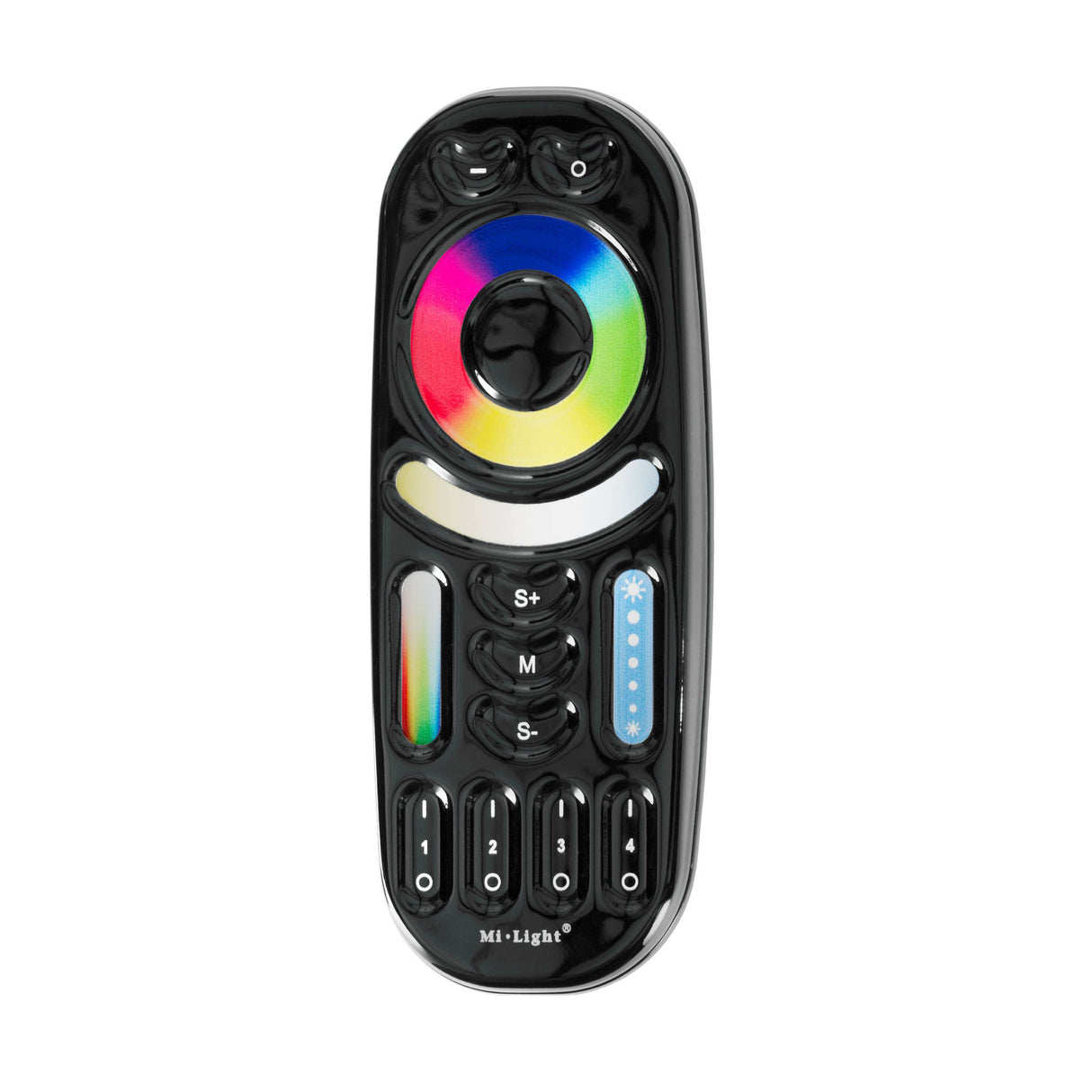 RF-FERNBEDIENUNG 4 ZONE RGB+CCT, schwarz