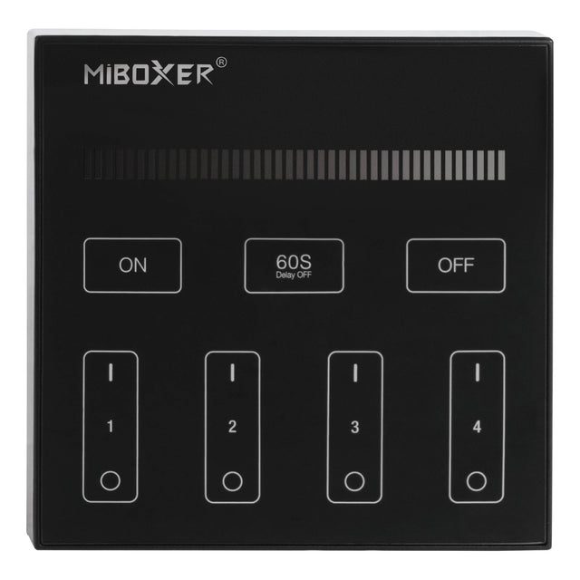 RF-PANEL-FERNBEDIENUNG 4-ZONE (BRIGHTNESS), schwarz