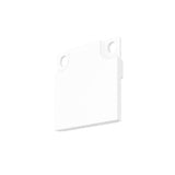 LEDLINE20 STANDARD Endkappe für flache Abdeckung, weiss