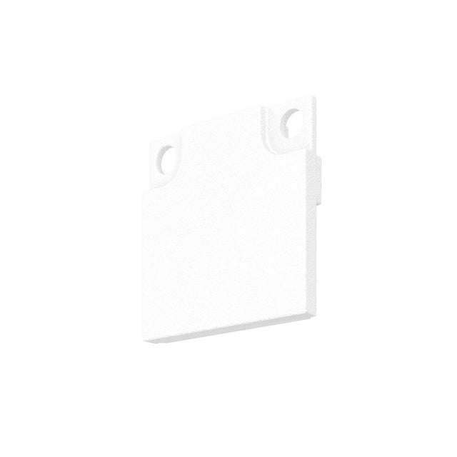 LEDLINE20 STANDARD Endkappe für flache Abdeckung, weiss