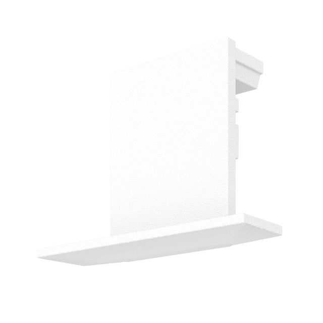 LEDLINE20 RECESSED Endkappe für flache Abdeckung, weiss
