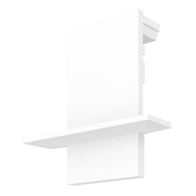 LEDLINE20 RECESSED Endkappe für opal-U Abdeckung, weiss