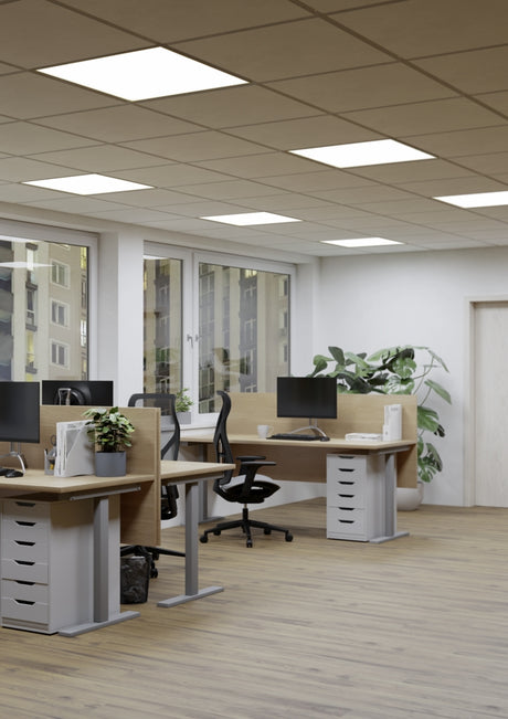 "SALOBRENA" LED-PANEL 595X595 WEISS ON/OFF