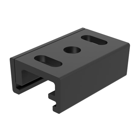 MONTAGECLIP ZU 3-PHASENSCHIENE SCHWARZ
