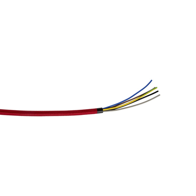 TEXTILKABEL 5X0,75 L-10m ROT