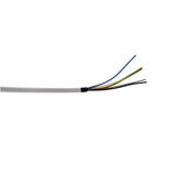 TEXTILKABEL 5X0,75 L-5m SILBER