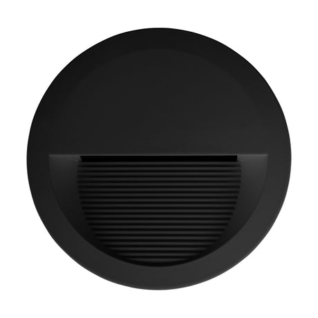 "ZIMBA" LED-WANDEINBAULEUCHTE Ø-135 SCHWARZ