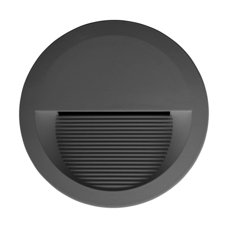 "ZIMBA" LED-WANDEINBAULEUCHTE Ø-135 ANTHRAZIT