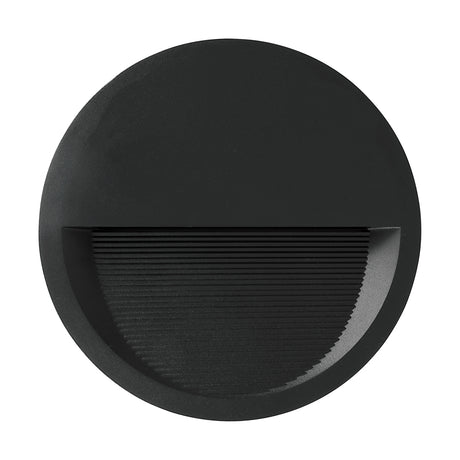 "ZIMBA" LED-WANDEINBAULEUCHTE Ø-202 SCHWARZ