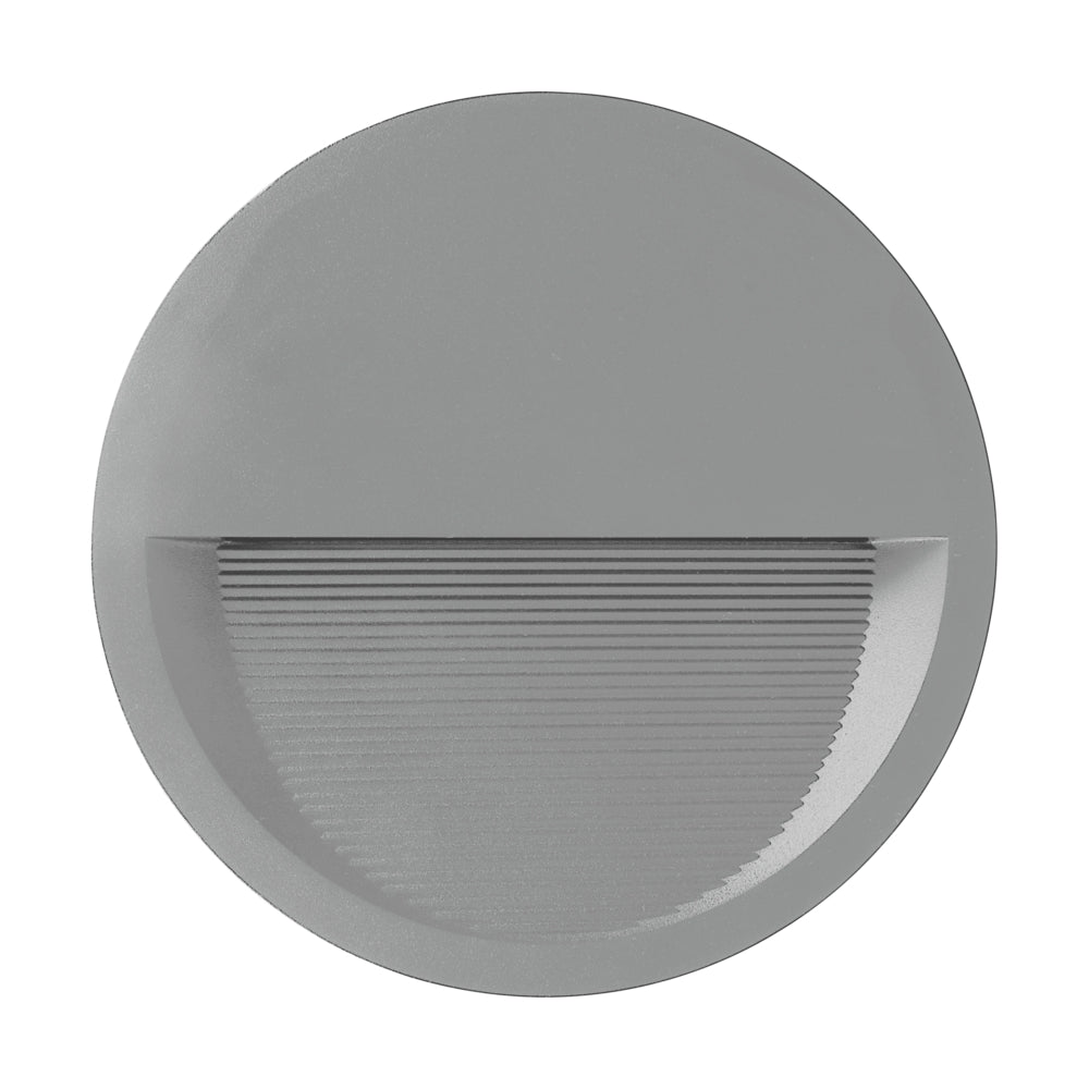 "ZIMBA" LED-WANDEINBAULEUCHTE Ø-202 GRAU