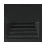 "ZIMBA" LED-WANDEINBAULEUCHTE 136X136 SCHWARZ