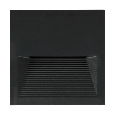 "ZIMBA" LED-WANDEINBAULEUCHTE 136X136 SCHWARZ