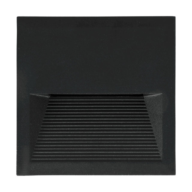 "ZIMBA" LED-WANDEINBAULEUCHTE 136X136 SCHWARZ