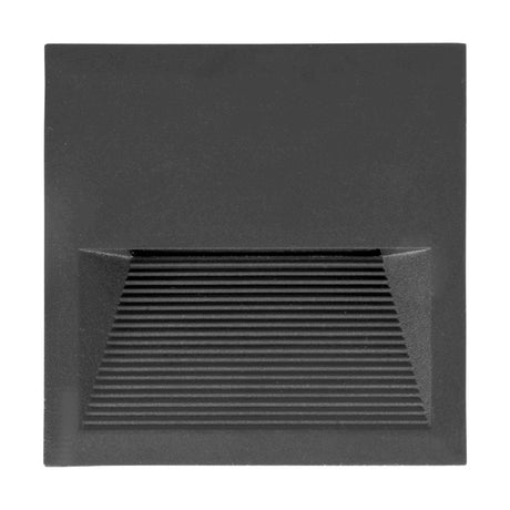 "ZIMBA" LED-WANDEINBAULEUCHTE 136X136 ANTHRAZIT