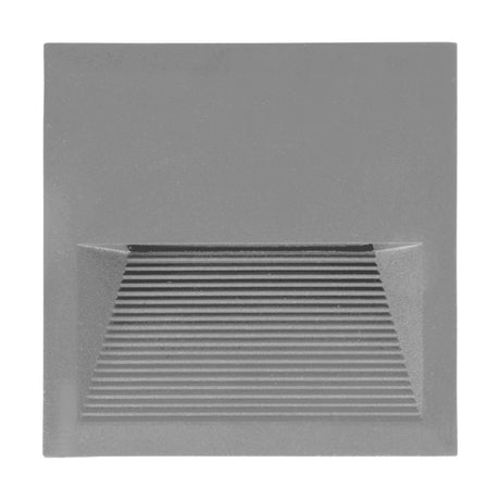 "ZIMBA" LED-WANDEINBAULEUCHTE 136X136 GRAU
