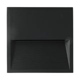 "ZIMBA" LED-WANDEINBAULEUCHTE 201X201 SCHWARZ