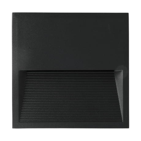 "ZIMBA" LED-WANDEINBAULEUCHTE 201X201 SCHWARZ
