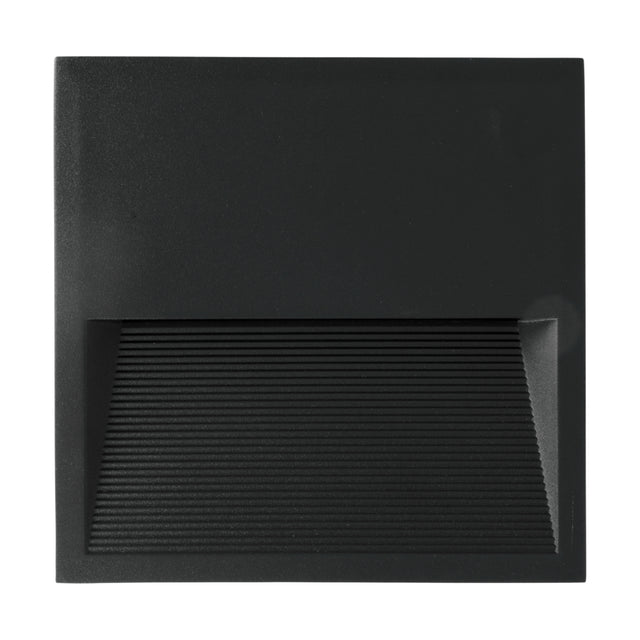 "ZIMBA" LED-WANDEINBAULEUCHTE 201X201 SCHWARZ