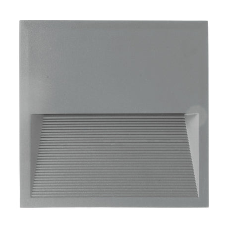 "ZIMBA" LED-WANDEINBAULEUCHTE 201X201 GRAU