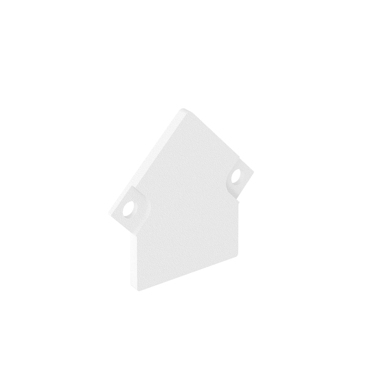 LINE20 CORNER ENDCAP-U WEISS 2 PCS