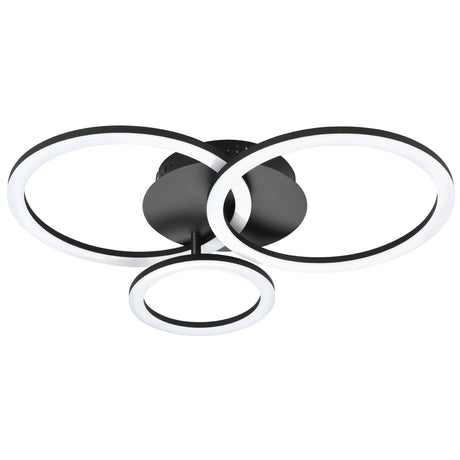 PARRAPOS-Z DL 33W 4300lm tuneable weiß 545X445, schwarz/weiß