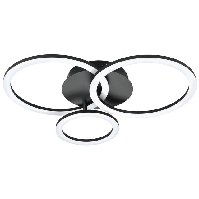 PARRAPOS-Z DL 33W 4300lm tuneable weiß 545X445, schwarz/weiß