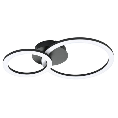 PARRAPOS-Z DL 15W 2100lm tuneable weiß 545X445, schwarz/weiß