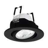 SALICETO-Z EBL 5W 400lm RGB+TW, Ø88, schwarz