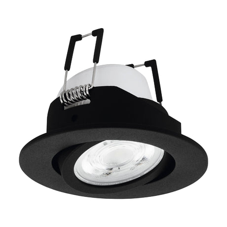 SALICETO-Z EBL 5W 400lm RGB+TW, Ø88, schwarz