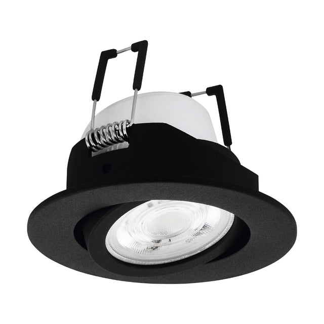 SALICETO-Z EBL 5W 400lm RGB+TW, Ø88, schwarz