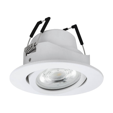 SALICETO-Z EBL 5W 400lm RGB+TW, Ø88, weiß