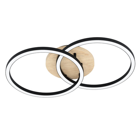 LOMALTAS-Z DL 4X8W 4400lm tuneable schwarz/holz/weiß