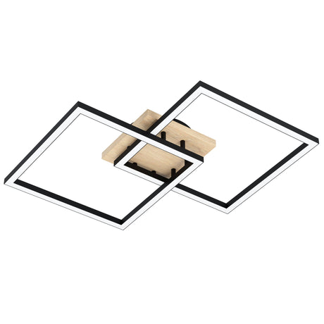LOMALTAS-Z DL 4X8W 4400lm tuneable schwarz/holz/weiß
