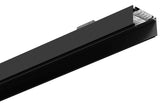 LINUX Tragschiene, 7P-Durchgangsverdrahtung L-3556, schwarz