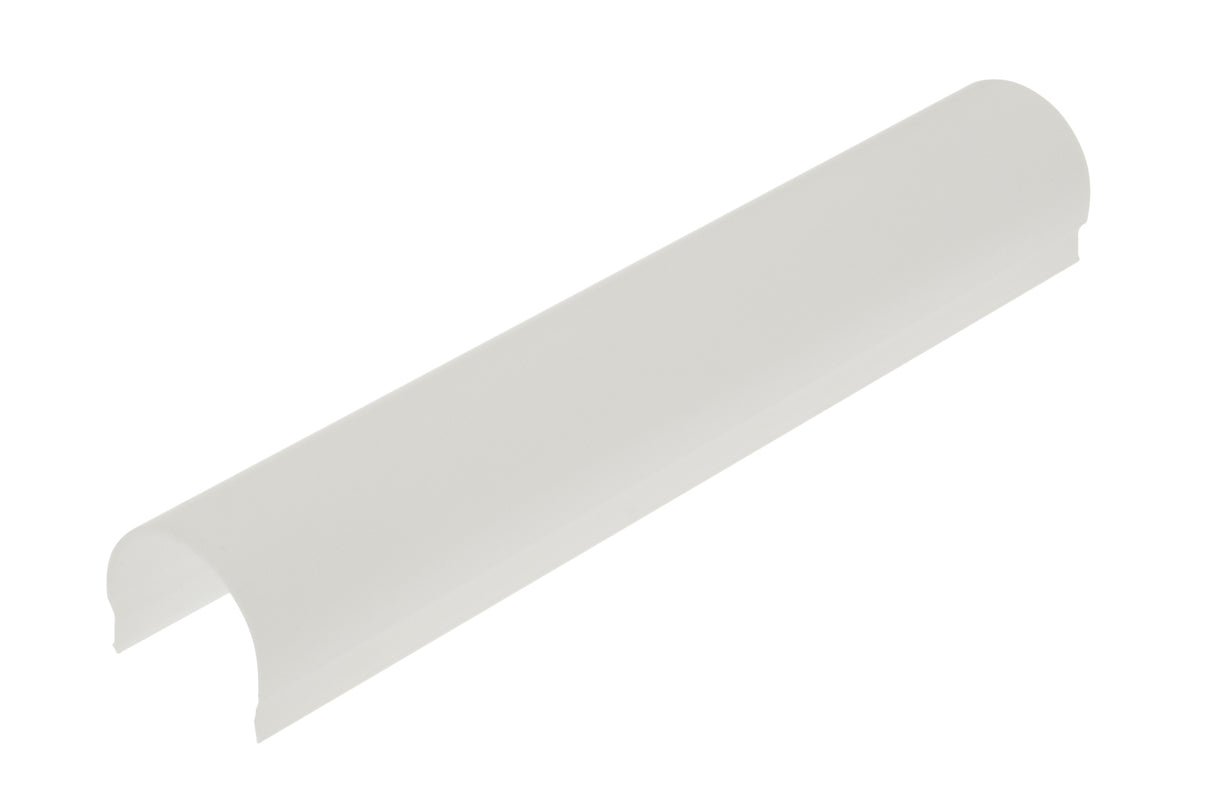 Foto: PMMA Abdeckung TB rund opal - L-2000mm B-25mm H-21mm