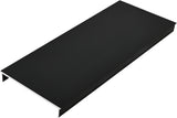 Aluminium Abdeckung SL Flach / Schwarz, 2000x58,3x9,6mm