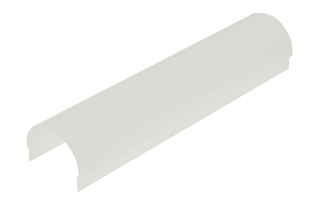 Foto: PMMA Abdeckung CL rund opal L-2000mm B-35mm H-26,1mm