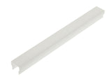 Foto: PMMA Abdeckung KLR eckig opal - L-2000mm B-14mm H-12,4mm