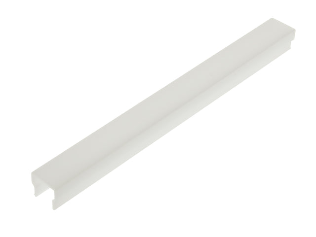 Foto: PMMA Abdeckung KLR eckig opal - L-2000mm B-14mm H-12,4mm