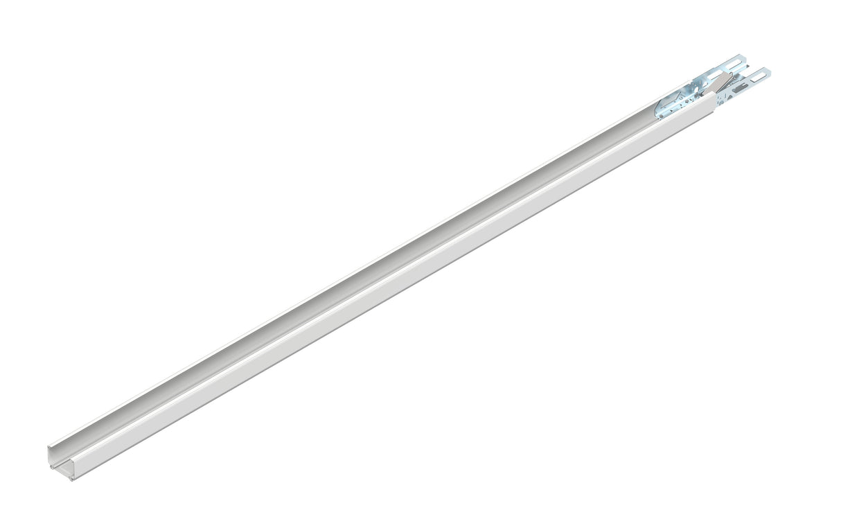 AUTCLICK Tragschiene 1528mm / leer inkl. Verbinder - weiss