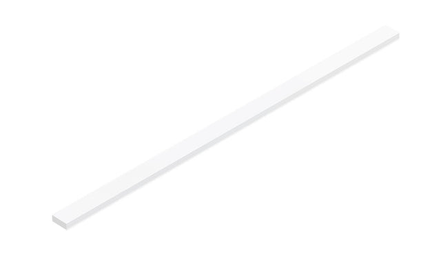 AUTCLICK Blindabdeckung aus Aluminium, kürzbar, 3100mm