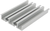 Aluminiumprofil LBGI, L-2000mm B-100mm H-19mm