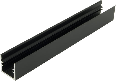 Foto: Aluminiumprofil LBR, L-2000mm B-19mm H-19mm schwarz