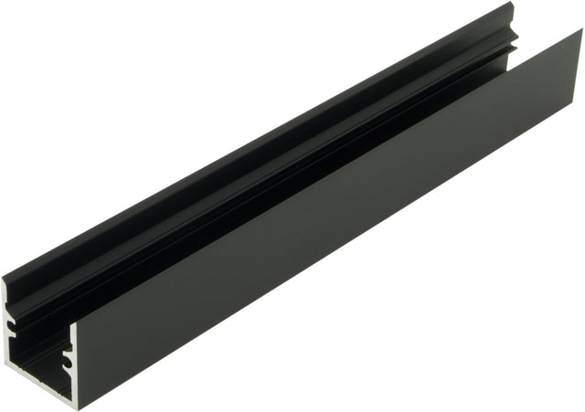 Foto: Aluminiumprofil LBR, L-2000mm B-19mm H-19mm schwarz
