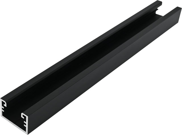 Foto: Aluminium Profil LBA / schwarz, L-2000mm B-30mm H-19mm