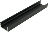 Foto: Aluminiumprofil TBF, L-2000mm B-25mm H-12,5mm schwarz